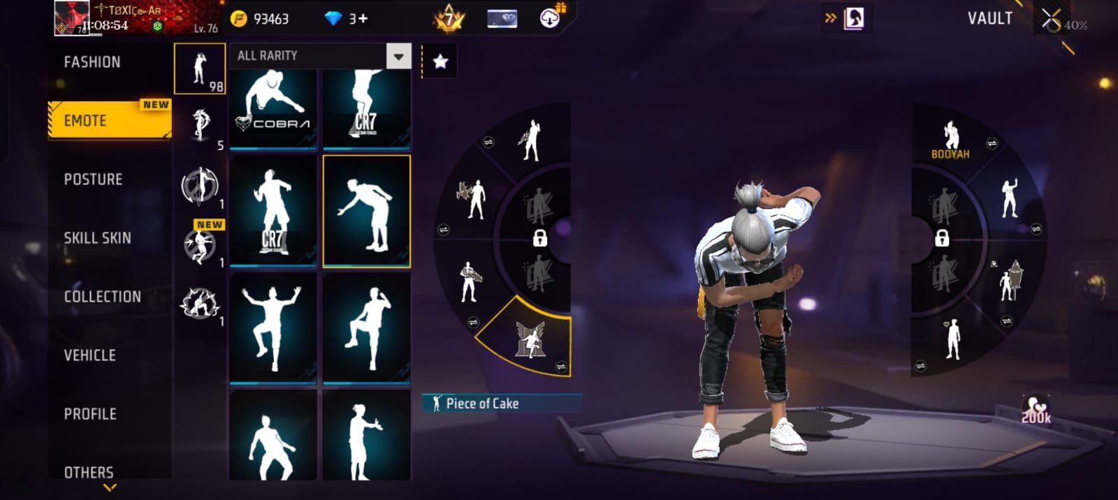🔥 7 YEARS OLD PREMIUM FREE FIRE ID | LVL 76 | HEROIC | PRIME 8 🔥 photo 16