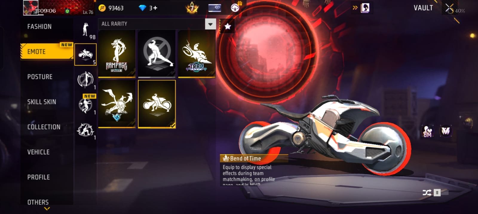 🔥 7 YEARS OLD PREMIUM FREE FIRE ID | LVL 76 | HEROIC | PRIME 8 🔥 photo 18