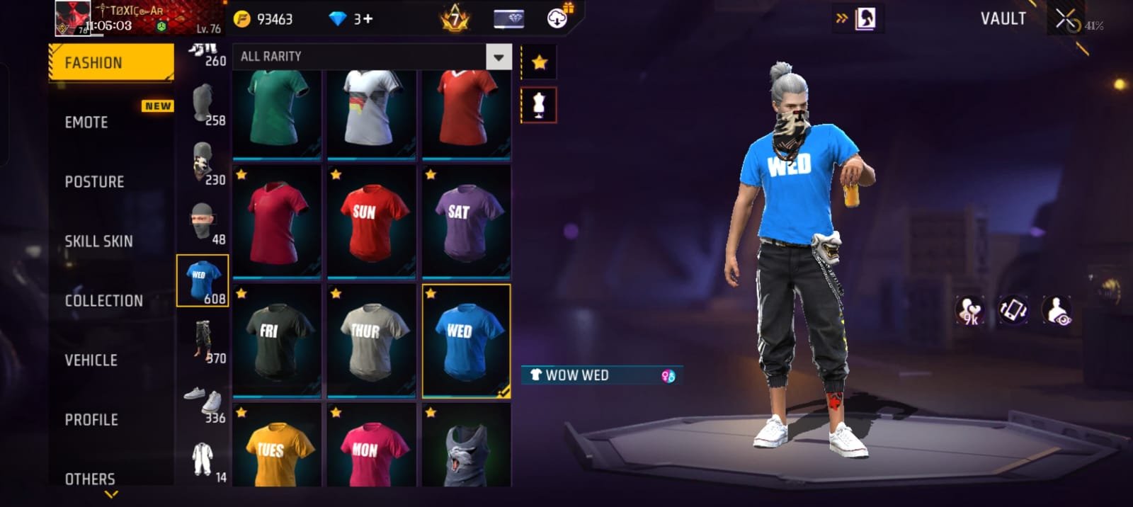 🔥 7 YEARS OLD PREMIUM FREE FIRE ID | LVL 76 | HEROIC | PRIME 8 🔥 photo 9